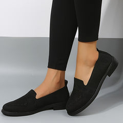 Women's Breathable Mesh Slip-On Sneakers Solid Shoes
