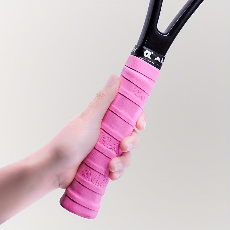 3pcs Anti Slip Tennis Overgrips with Sweatband Belt - Improve Grip and Comfort