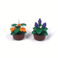 Gardening Plants Building Blocks Toys Leaves Flowers Home Decor