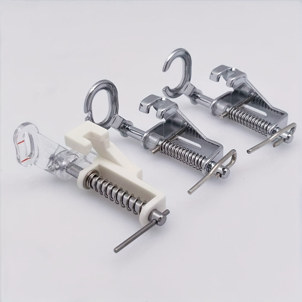 3pcs Embroidery Quilting Spring Presser Foot Fits Most Sewing Machines