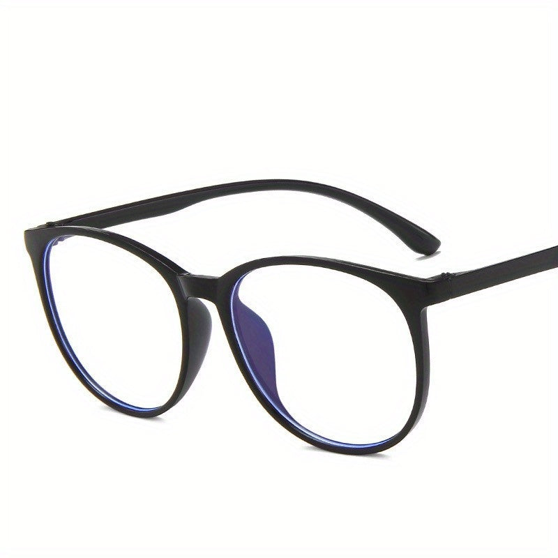 Retro Round Frame Anti Light Eyeglasses