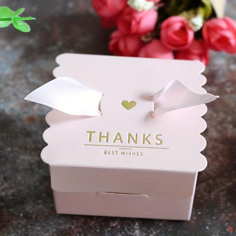 3pcs Candy Boxes Baking Small Gift Boxes Chocolate Paper Boxes Party Supplies
