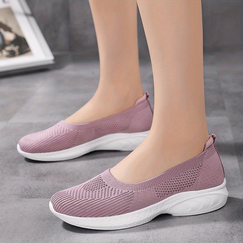 Women's Slip On Mesh Sneakers Lightweight Breathable Walking Shoes