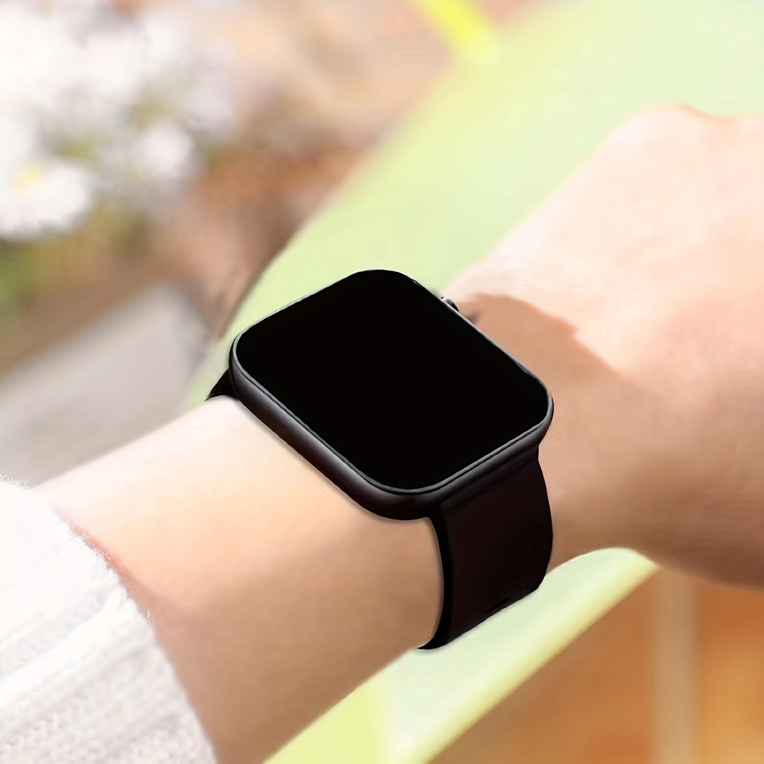 LED Screen Electronic Watch With Silicone Band Boys Girls Gift