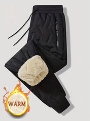Men's Warm Drawstring Pants for Outdoor Activities