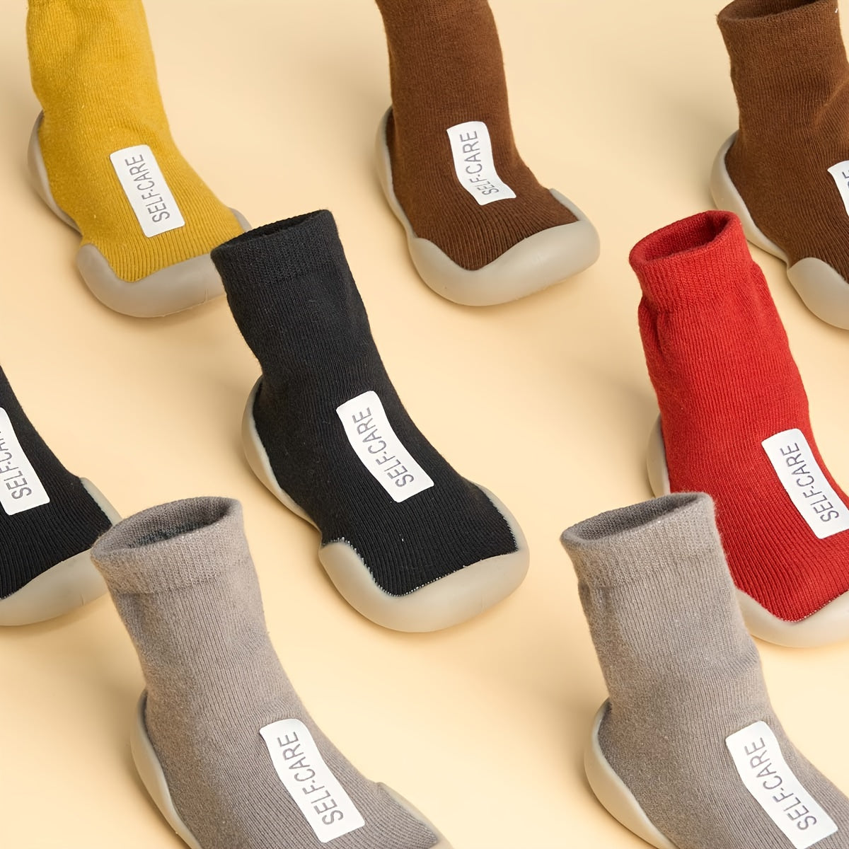 Toddler Fleece Warm Socks Shoes - Cozy & Unisex