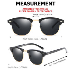 Metal Sunglasses for Men and Women