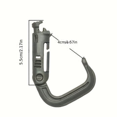 3pcs Tactical Backpack Carabiner for Hiking Camping Attach Gear