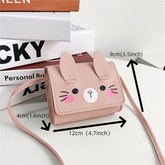Girls Cartoon Shoulder Bag Messenger Bag Coin Purse Wallet Crossbody Bag