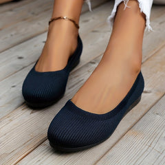 Women's Breathable Slip On Flat Shoes Lightweight Walking Shoes