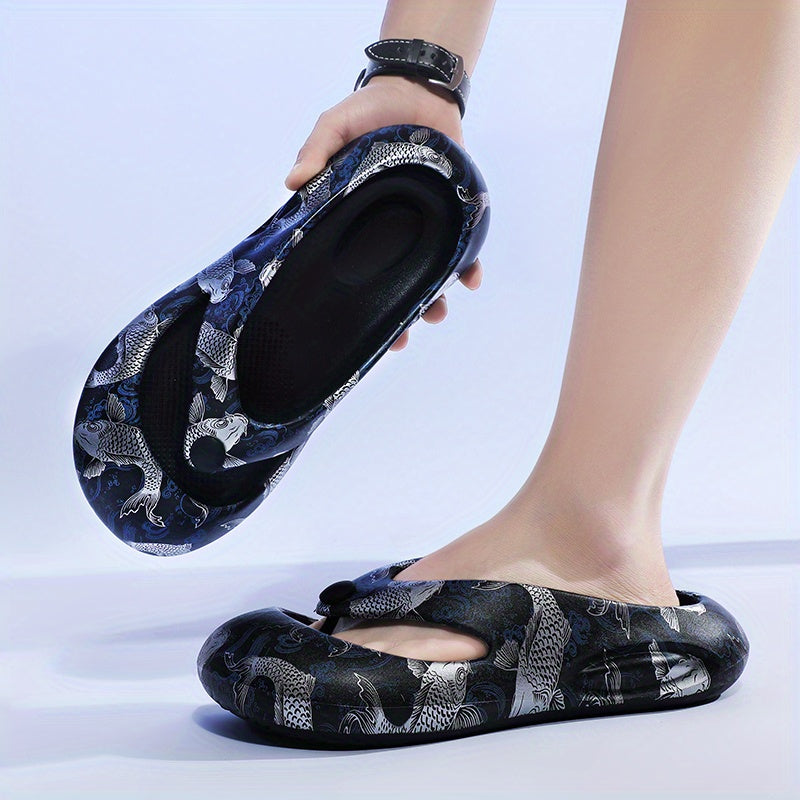 Men's Anti Collision Non Slip Flip Flops Quick Drying Thong Sandals