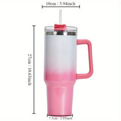 40oz Double-layer Insulated Water Cup Stainless Steel Leakproof Bottle