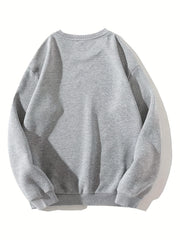 Y2K Cartoon Printed Warm Sports Sweatshirts For Halloween
