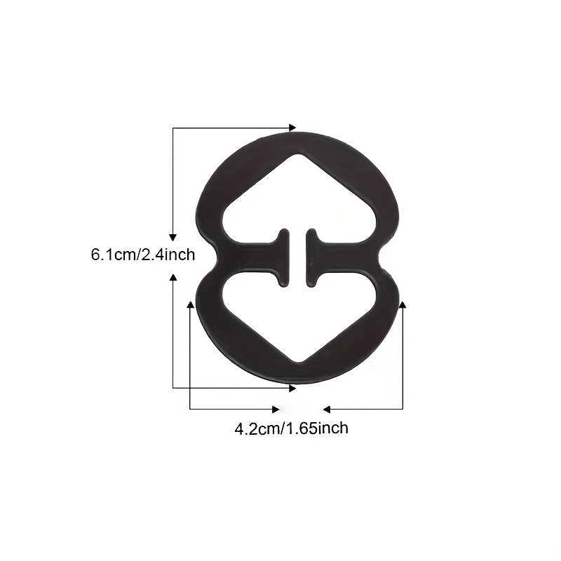 3pcs Bra Strap Clips for Braless Look Women