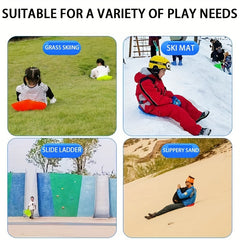 Thickened Wear-resistant Skiing Mat Grass & Sand Sliding Board