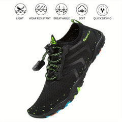 Men's Quick Drying Water Shoes Lightweight Slip On Beach Aqua Socks