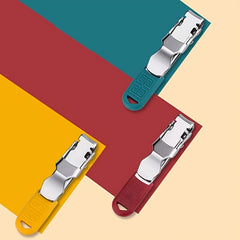 Stainless Steel Nail Clippers Key Ring - Thin, Portable, Travel-Friendly