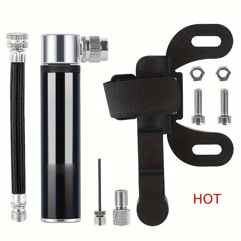 Aluminum Alloy Portable Bicycle Mini Inflator
