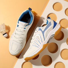 Men's Pro Badminton Shoes Non Slip Lace Up Sneakers