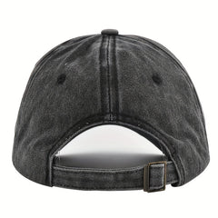 Adjustable Cotton Baseball Cap Retro Sunscreen Hat Men Women