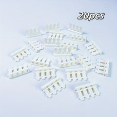20pcs Fence Building Block Parts for Kids DIY City Bulk Brick