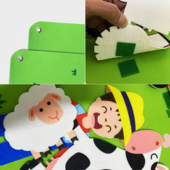 Farm Animal Felt Storyboard Set - Preschool Farmhouse Theme