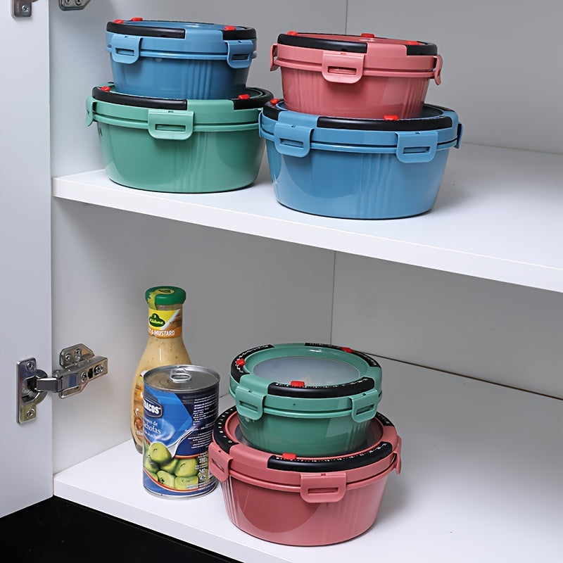 2pcs Retro Fresh Keeping Box Set Sealed Storage Kitchen Accessories