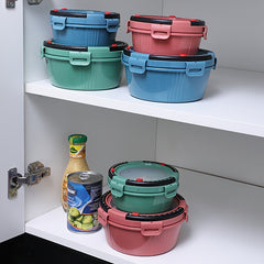 2pcs Retro Fresh Keeping Box Set Sealed Storage Kitchen Accessories
