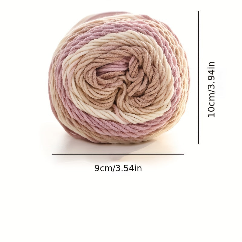 5 Strand Rainbow Yarn for Knitting & Crocheting DIY Projects