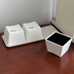 3pcs Set Creative Coffee Cups Keyboard Shaped Drinking Cup 10 14oz