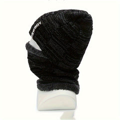 Winter Beanie Hat and Neck Gaiter Set with Ear Protection Face Cover