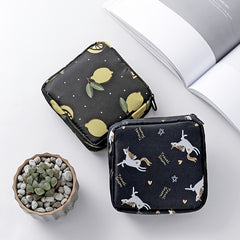 Sanitary Napkin Storage Bag Portable Small Storage for Keys & Lipstick