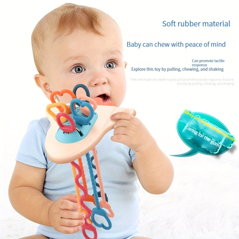 Silicone Baby Spaceship Toys - Fun Sound for Kids