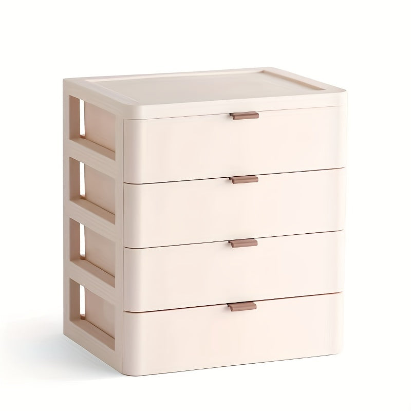 Plastic Desk Makeup Organizer with Drawer