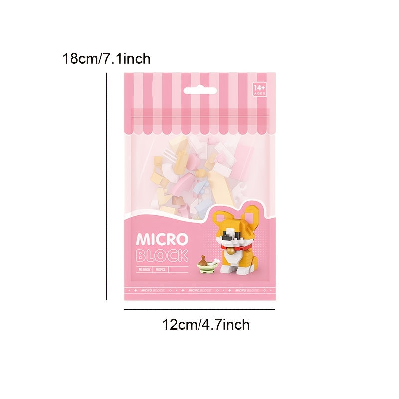 Pet Model Building Blocks Cat Rabbit Hamster Toys