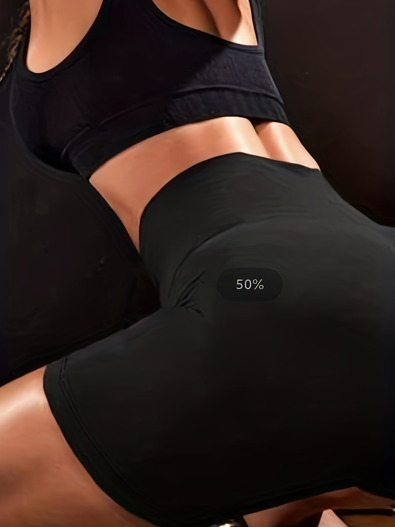 Yoga Sports Shorts Wide Waistband Biker Shorts Women