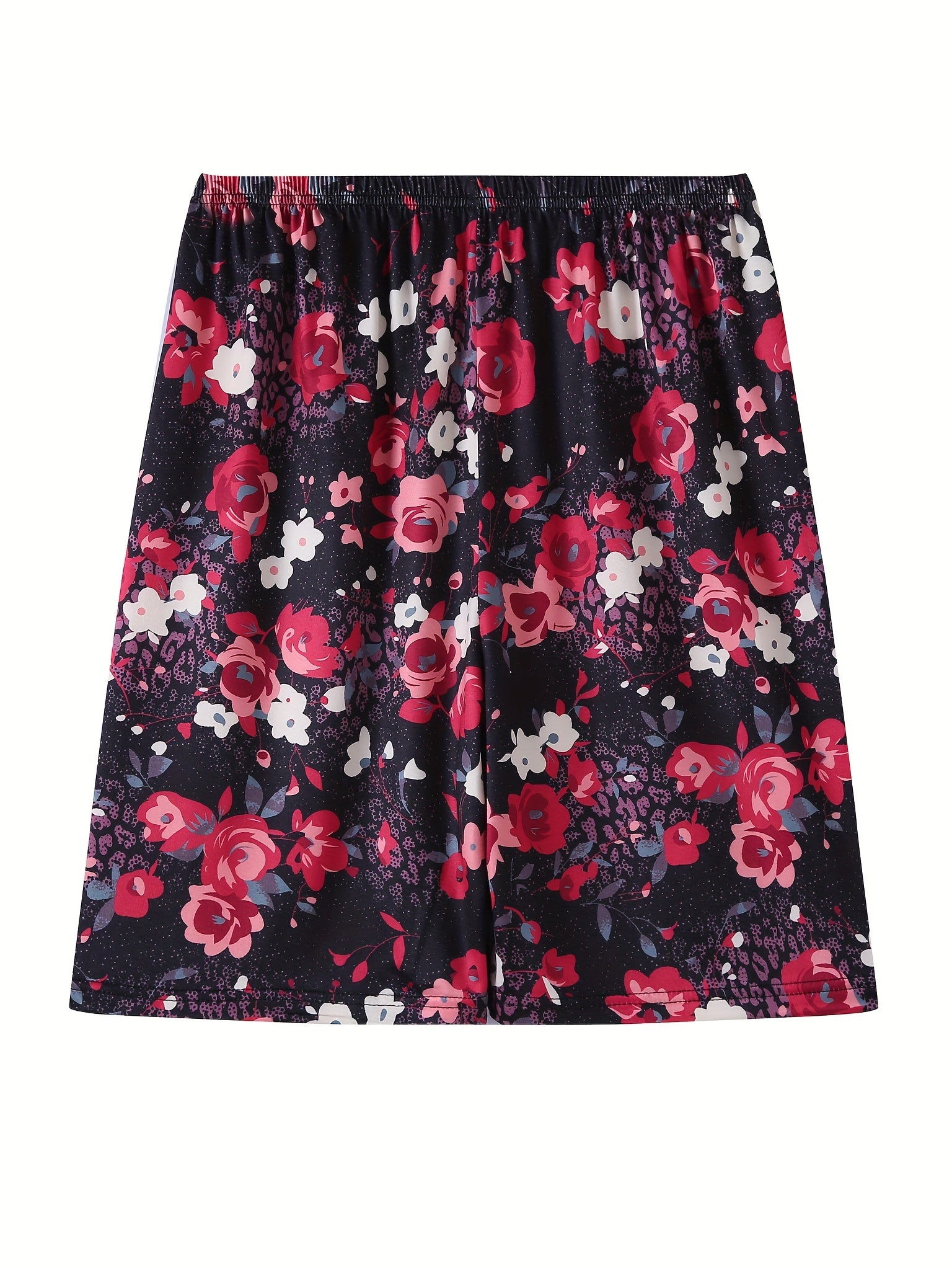 Floral Print Lounge Shorts Set