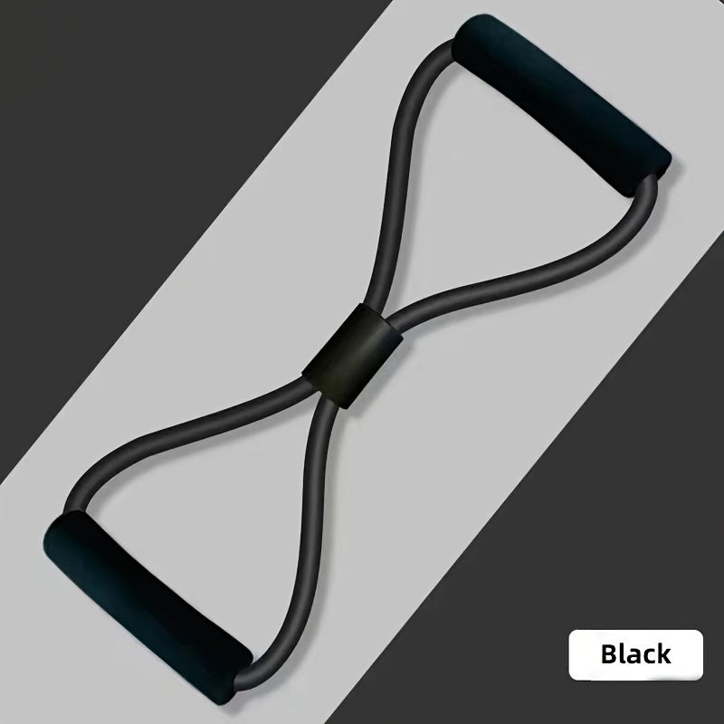 8-Word Resistance Chest Expander Elastic Tension Bands for Workout