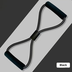 8-Word Resistance Chest Expander Elastic Tension Bands for Workout