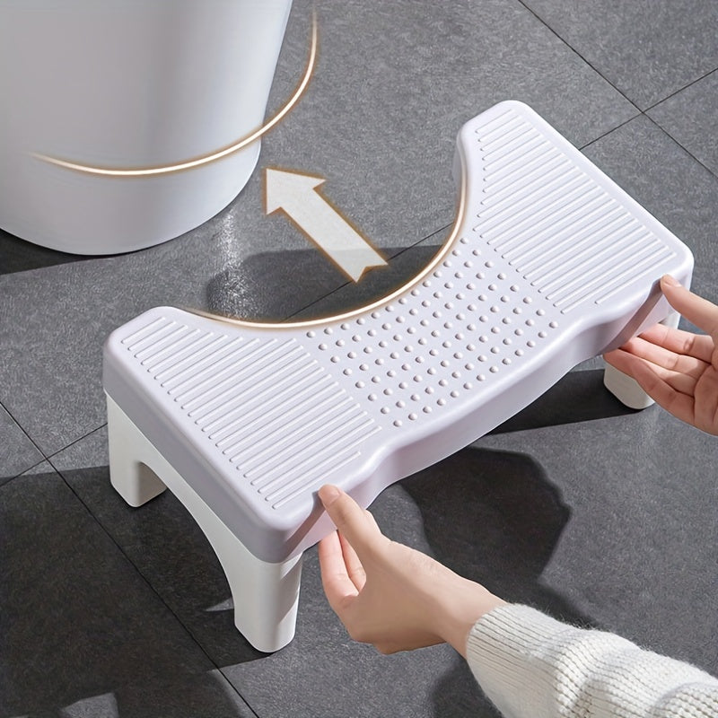 Portable Squatting Poop Foot Stool for Adults - Non Slip Toilet Assistance Step