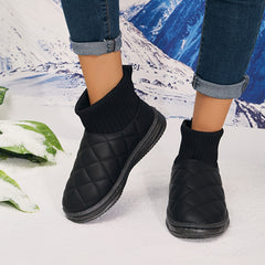 Women's Quilted Winter Snow Boots Anti-slip Ankle Boots