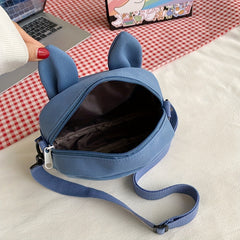 Rabbit Ears Canvas Crossbody Bag Coin Purse