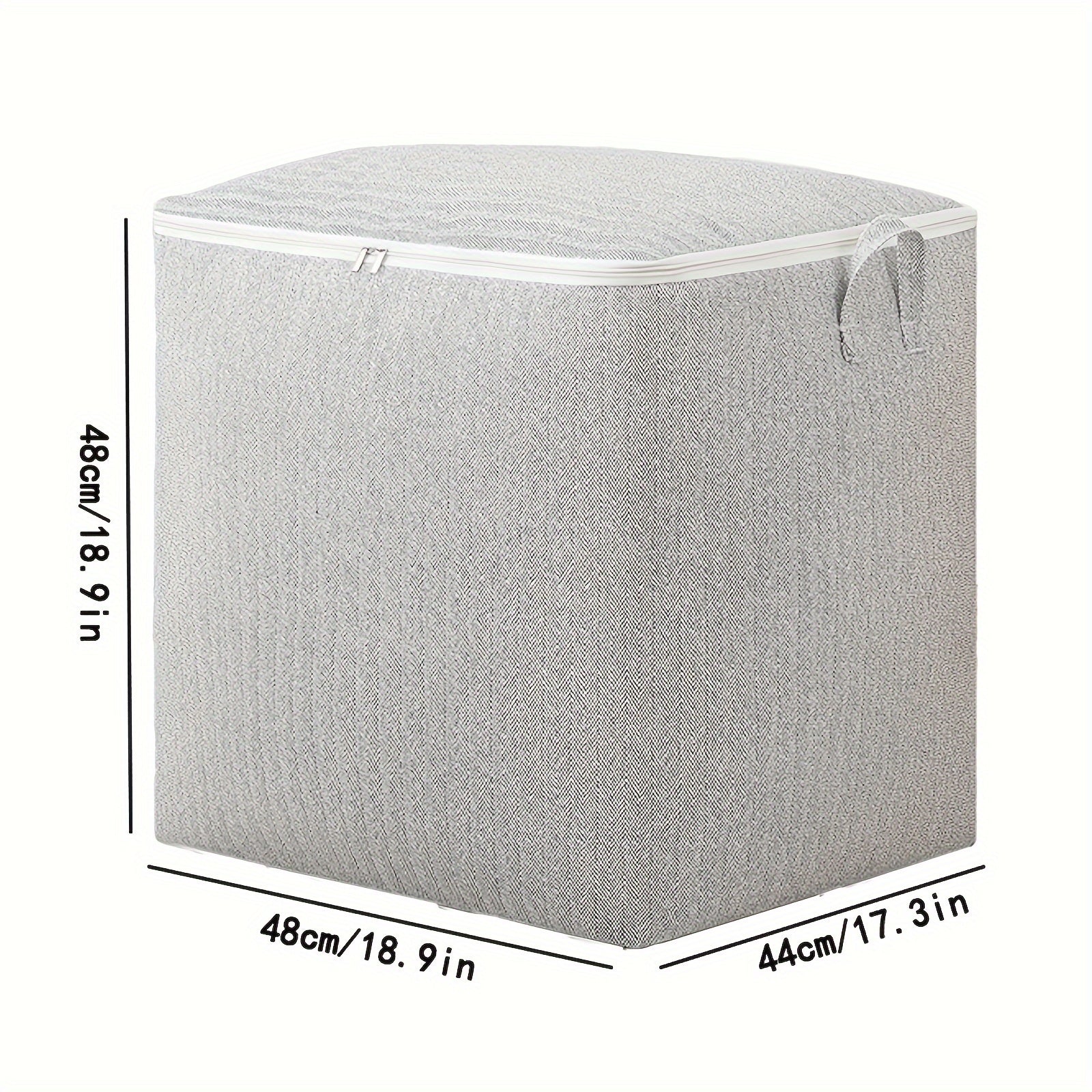Large Capacity Storage Bag With Handles Clothes Quilts Wardrobe Organizer