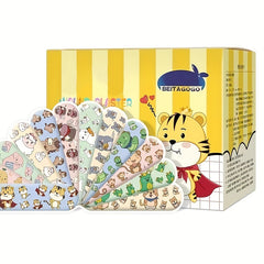 120pcs 12 Zodiac Animal Bandages - Kids Waterproof & Sterile First Aid Stickers
