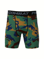 Xinso Men's Camo Compression Shorts Moisture Wicking High Stretch Athletic