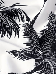 Men's Hawaiian Shirt Coconut Tree Print Short Sleeve Button Up