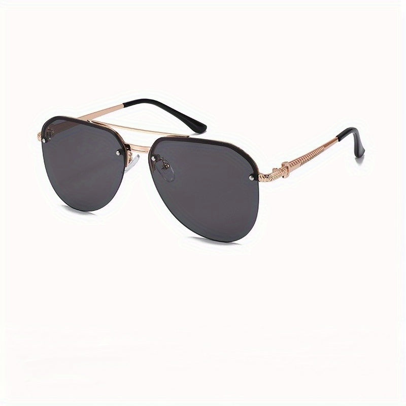 Classic Sunglasses Half Frame Toad Glasses Outdoor Driving Glasses