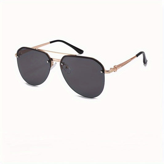 Classic Sunglasses Half Frame Toad Glasses Outdoor Driving Glasses