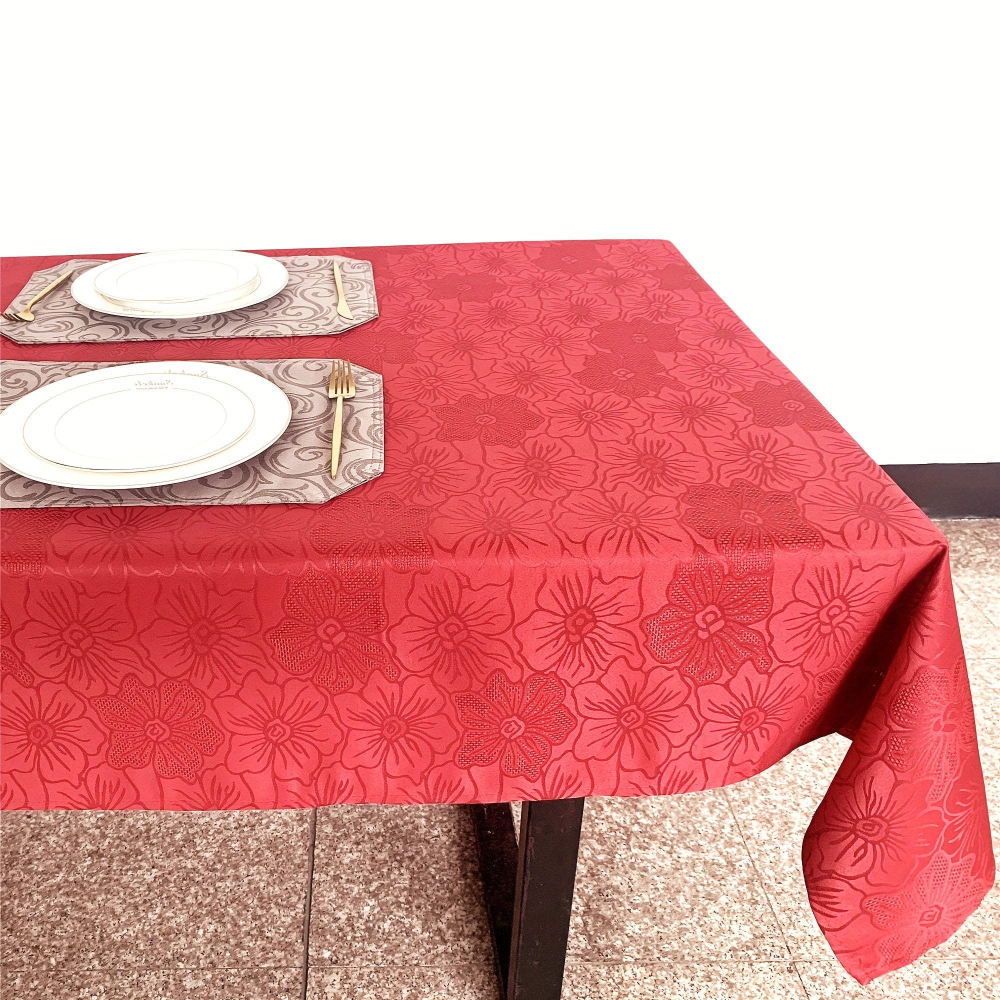Waterproof Rectangle Tablecloth for Party Home Decor