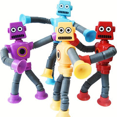 Flexible Telescopic Tube Shape Shifting Robot Toy for Kids
